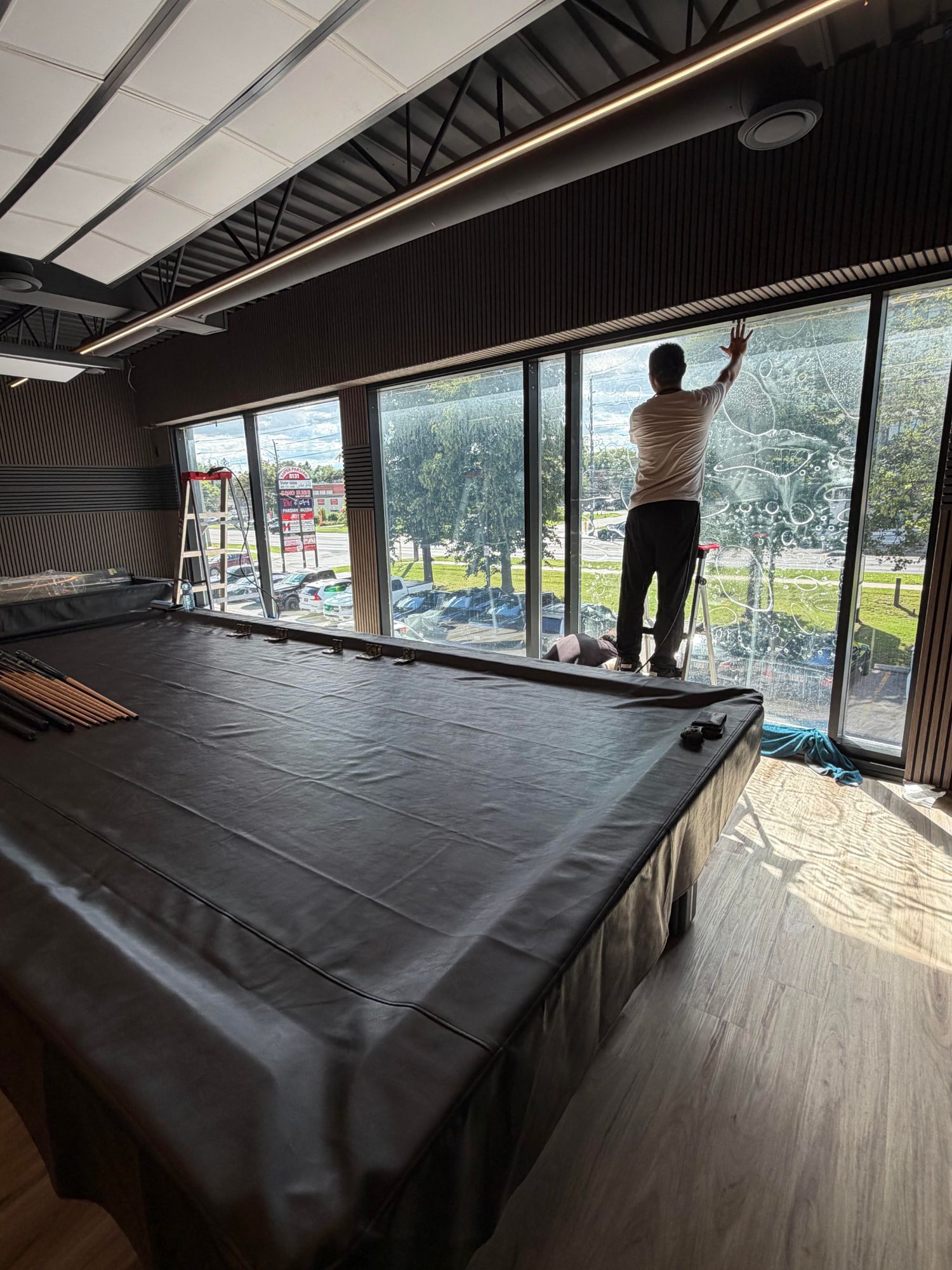 ImpactGuard security window film install 3