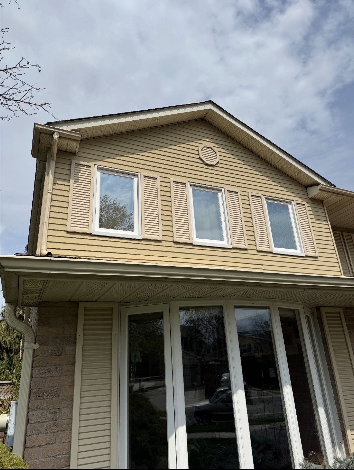 Security window film professionally installed on a home in the Greater Toronto Area by ImpactGuard