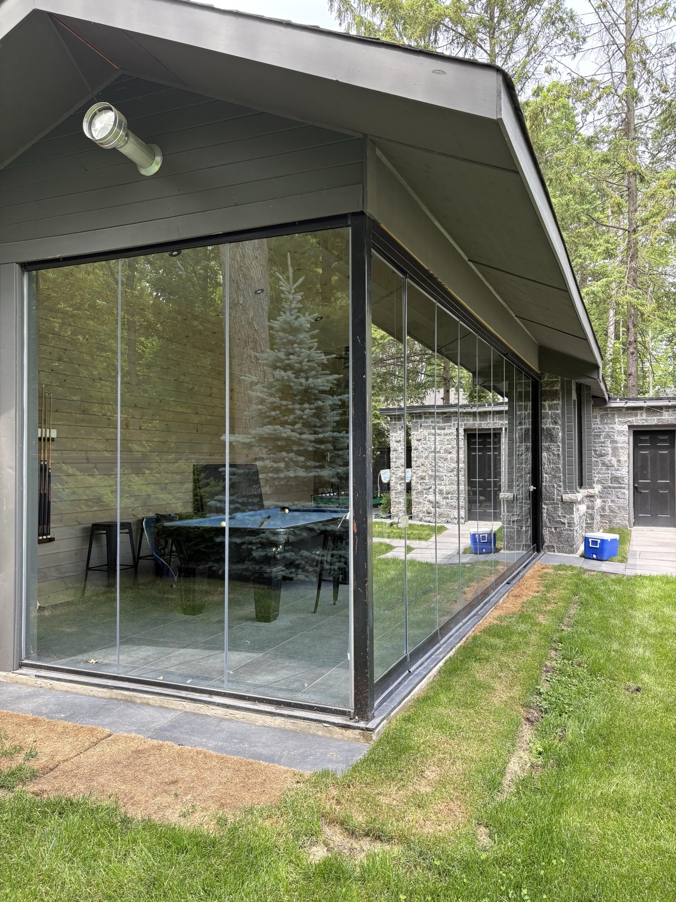 Security window film professionally installed on a home in the Greater Toronto Area by ImpactGuard