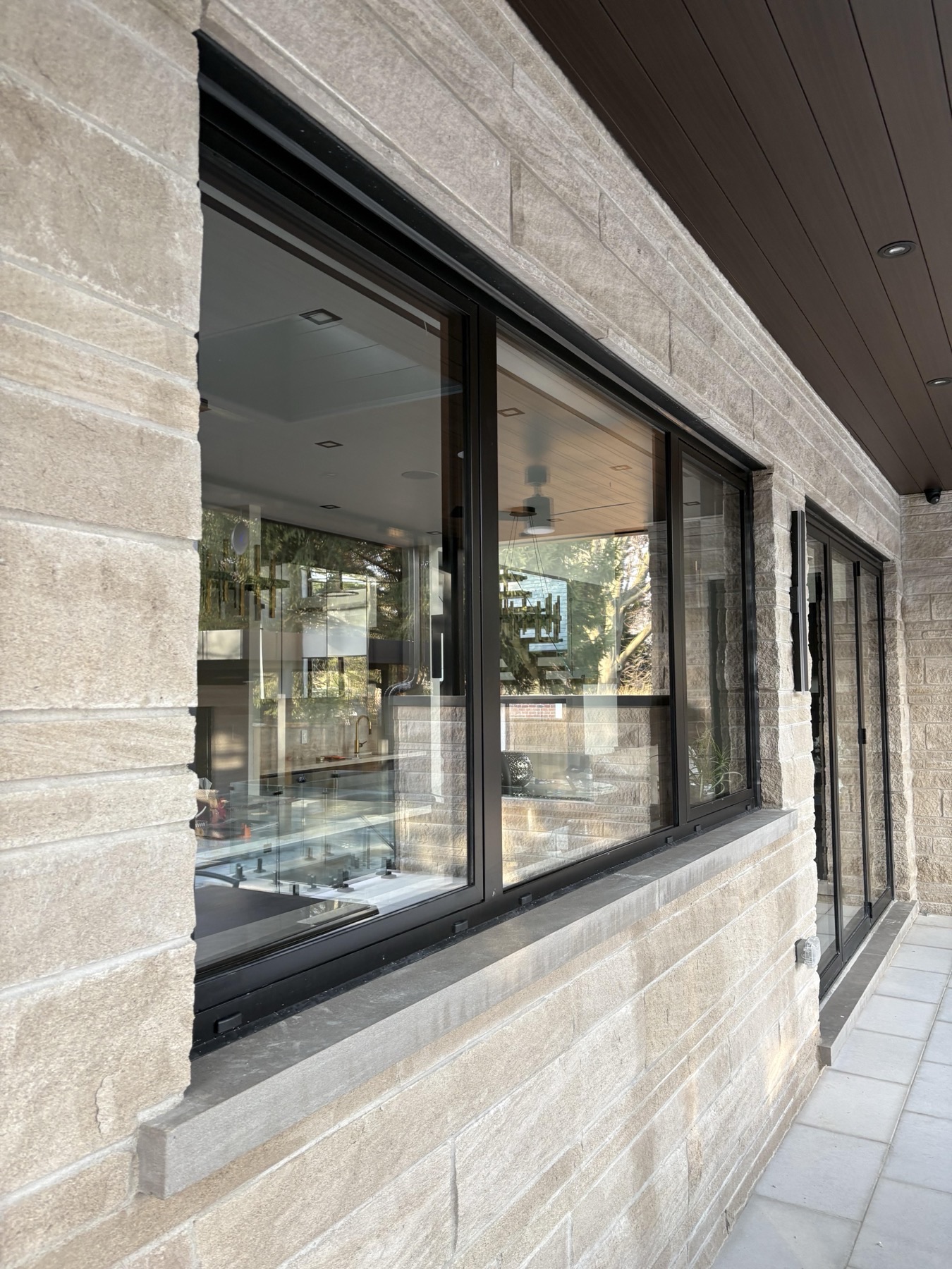 Security window film professionally installed on a home in the Greater Toronto Area by ImpactGuard